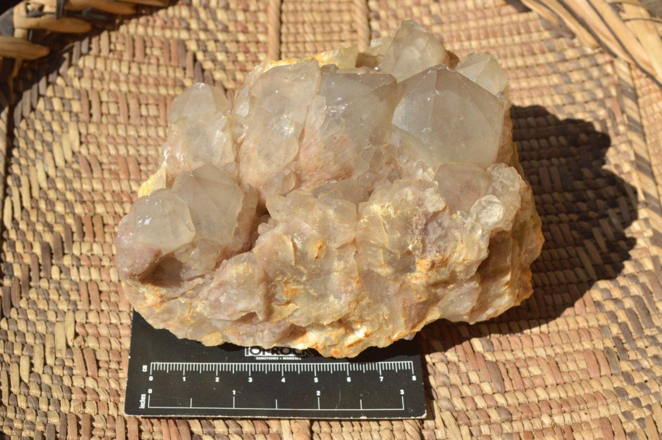 Natural Smokey Cascading Phantom Quartz Clusters x 2 From Luena, Congo - TopRock