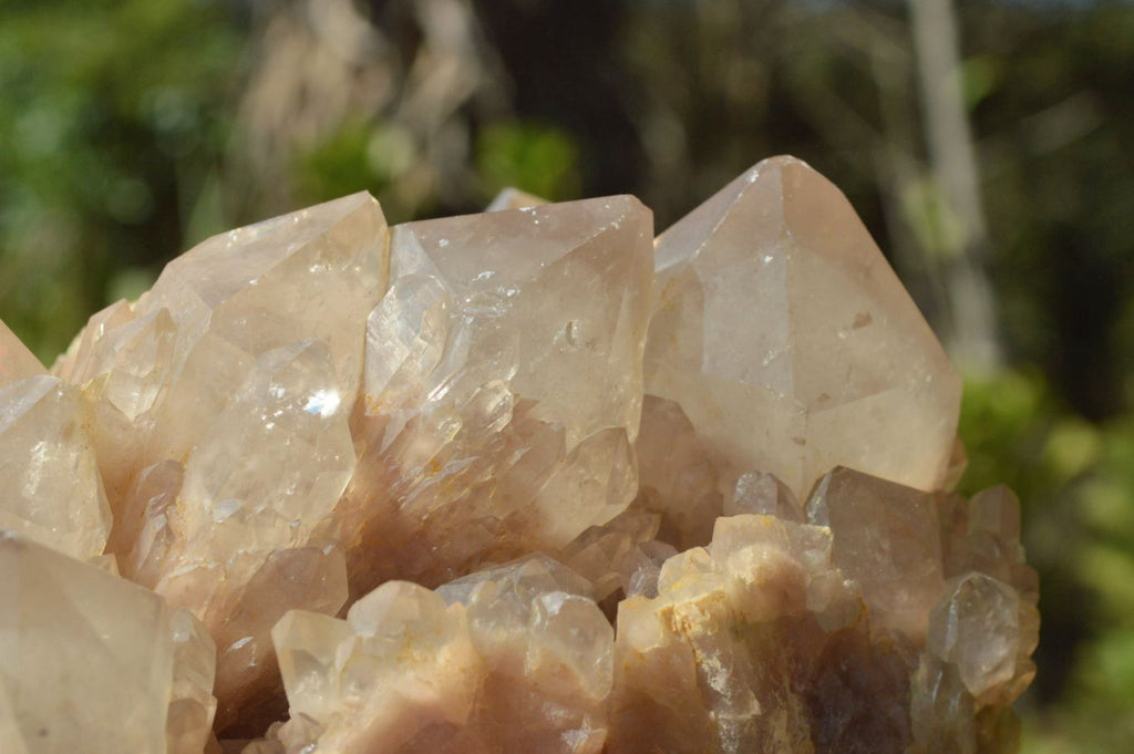 Natural Smokey Cascading Phantom Quartz Clusters x 2 From Luena, Congo - TopRock