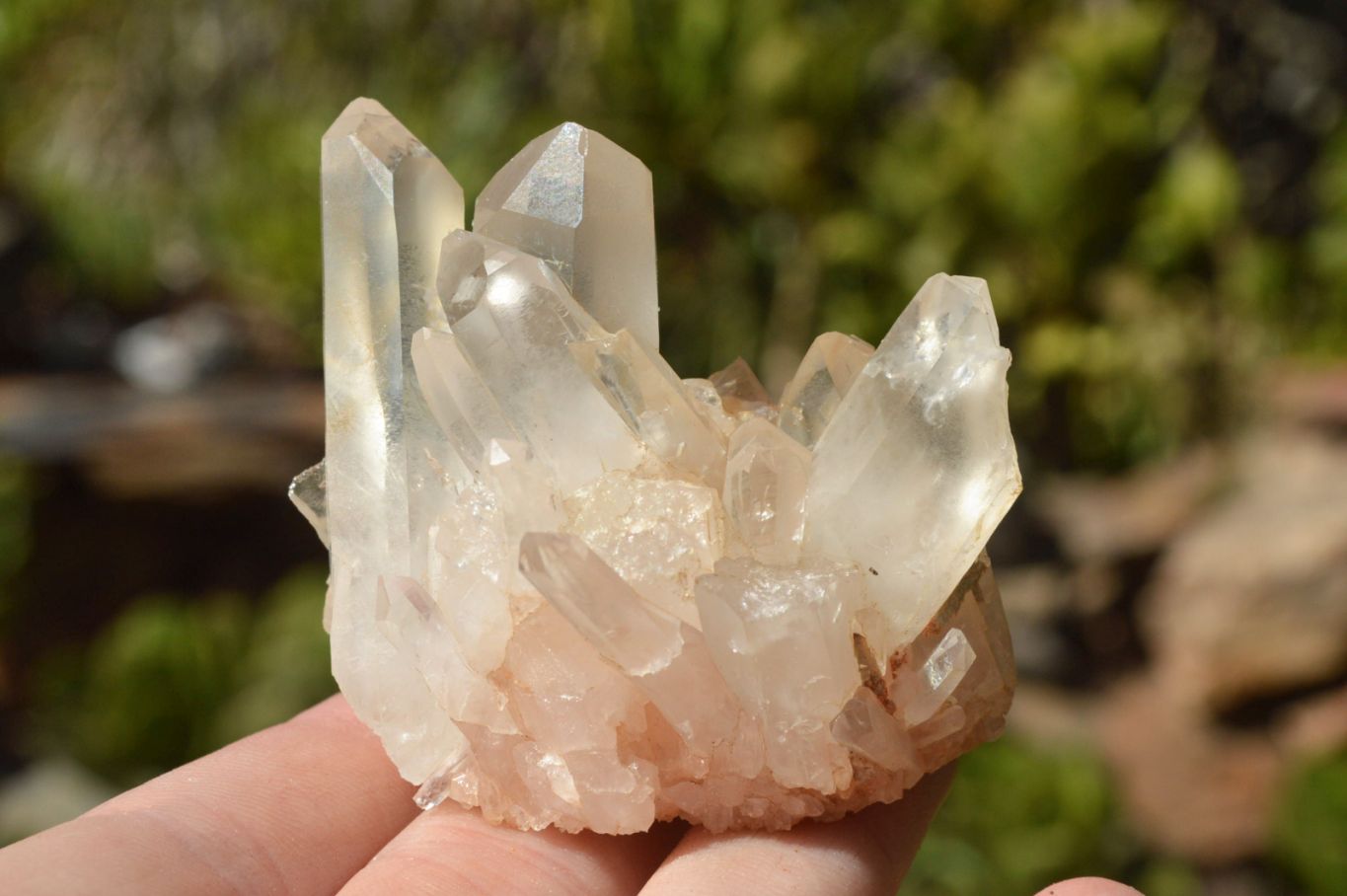 Natural Small Mixed Selected Quartz Clusters x 35 From Madagascar - TopRock