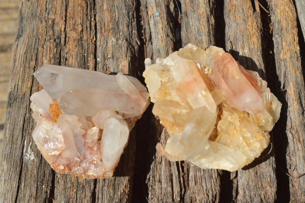 Natural Small Mixed Selected Quartz Clusters x 35 From Madagascar - TopRock