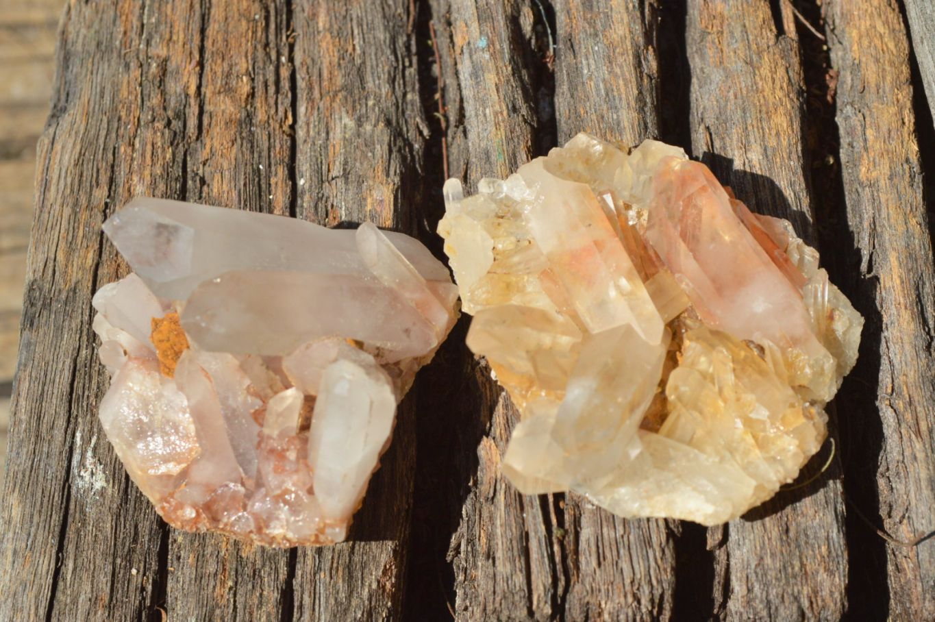 Natural Small Mixed Selected Quartz Clusters x 35 From Madagascar - TopRock