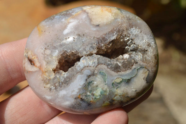 Polished Coral Flower Agate Gallets x 12 From Antsahalova, Madagascar - TopRock