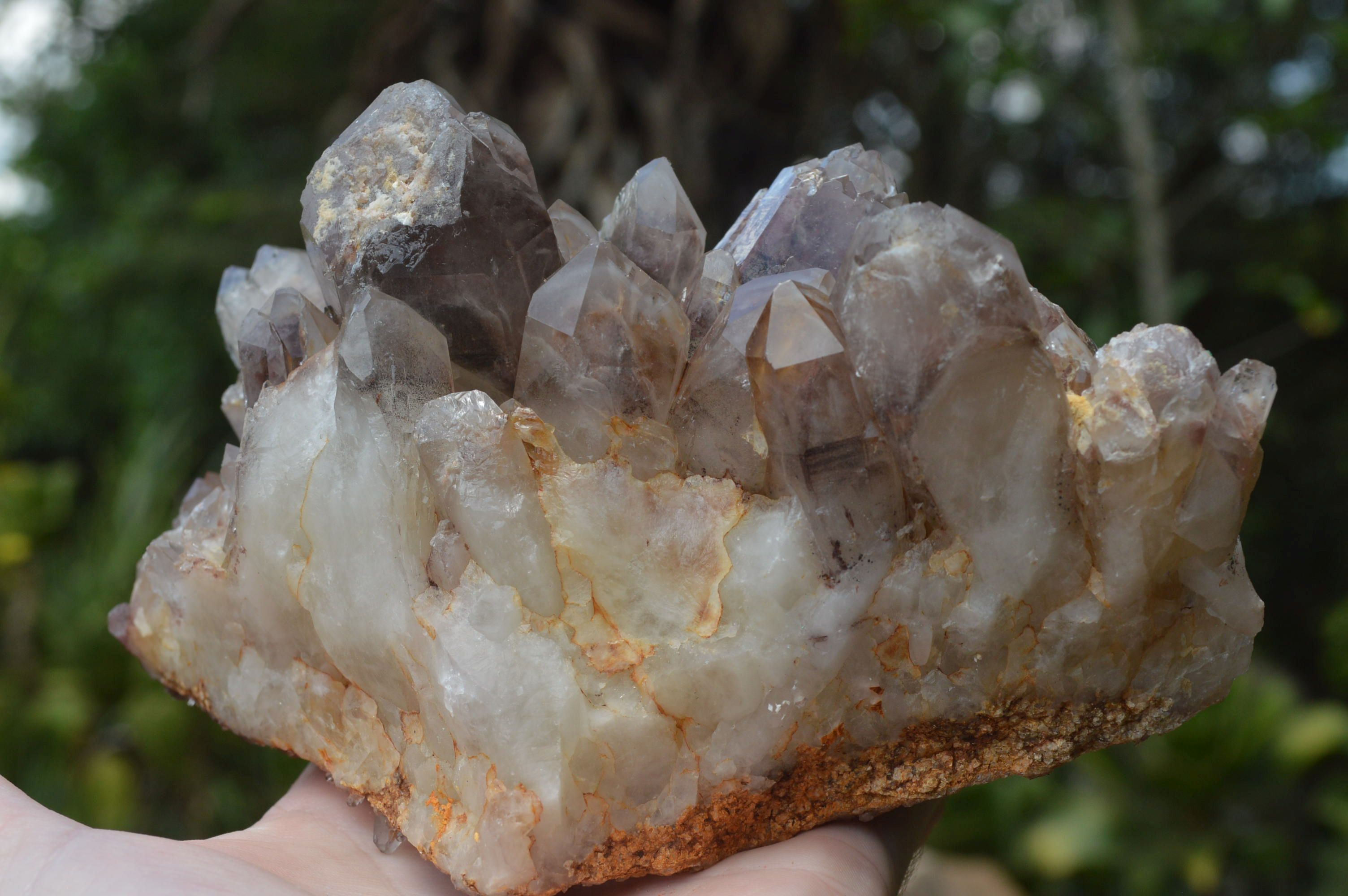 Natural Red Hematoid Quartz Clusters x 2 From Karoi, Zimbabwe - TopRock