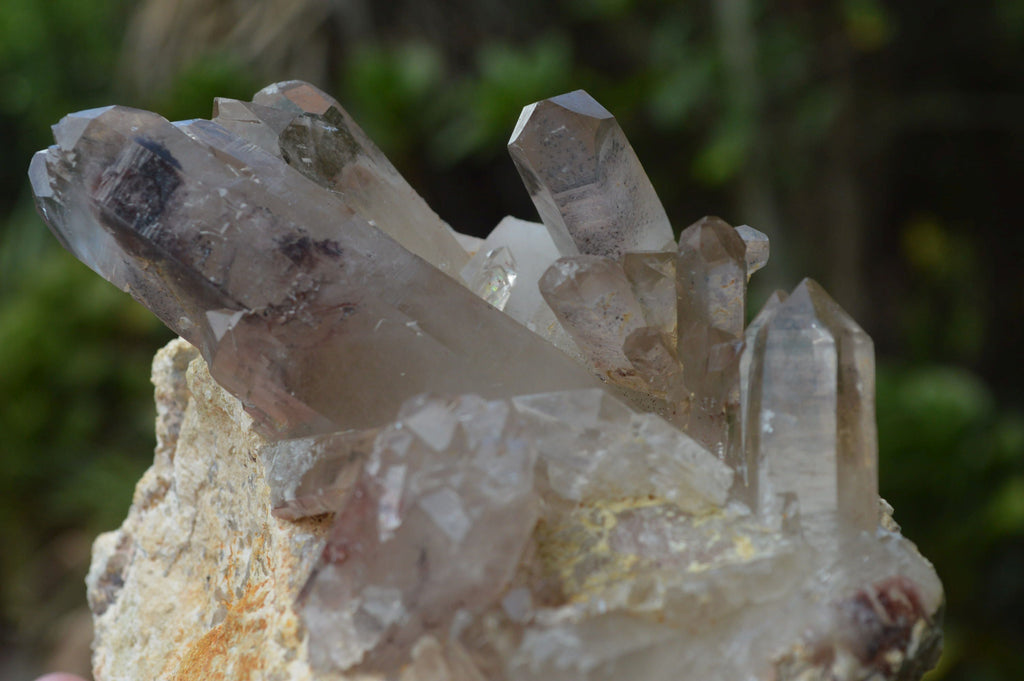 Natural Red Hematoid Quartz Clusters x 2 From Karoi, Zimbabwe - TopRock