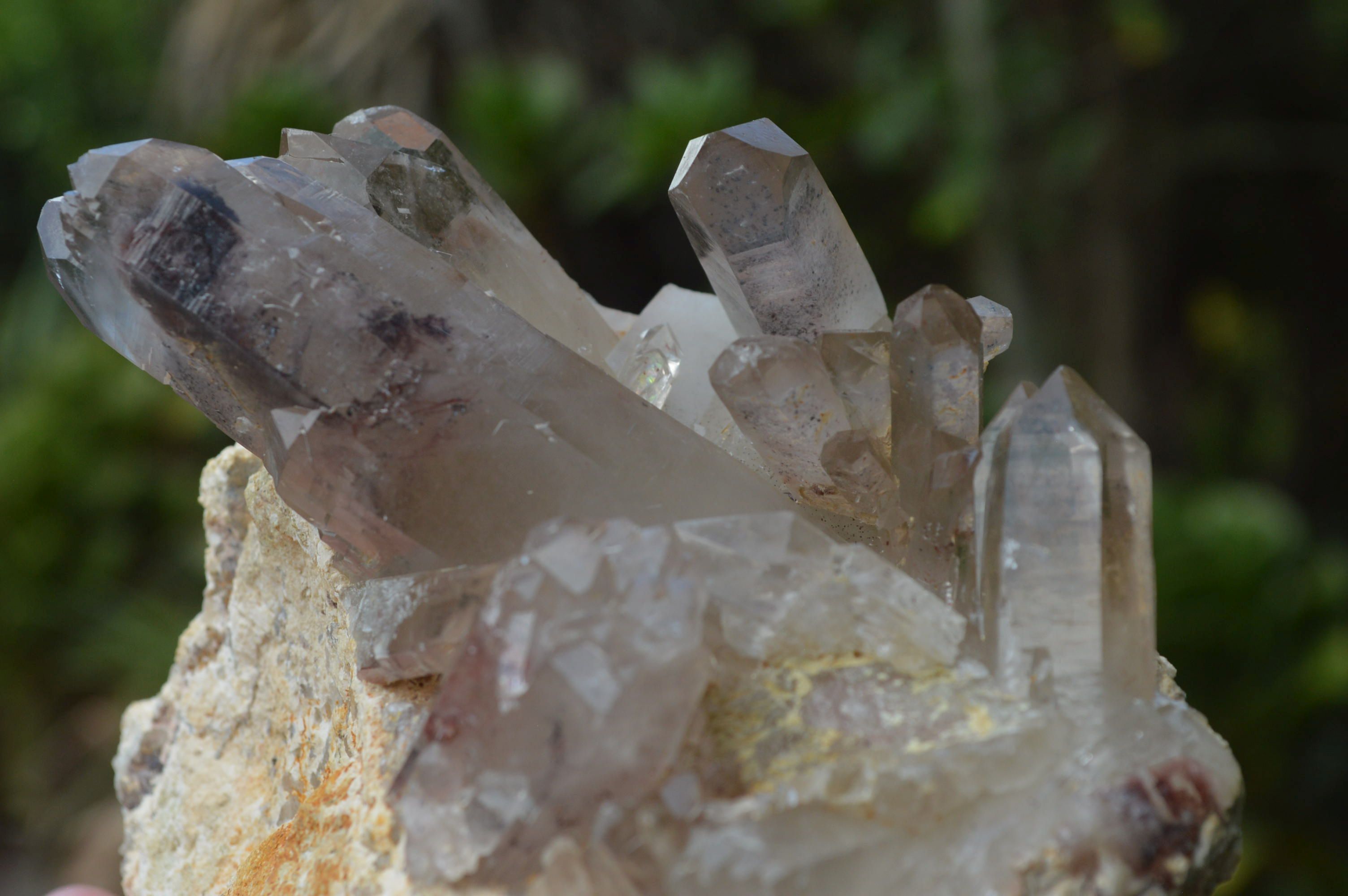 Natural Red Hematoid Quartz Clusters x 2 From Karoi, Zimbabwe - TopRock