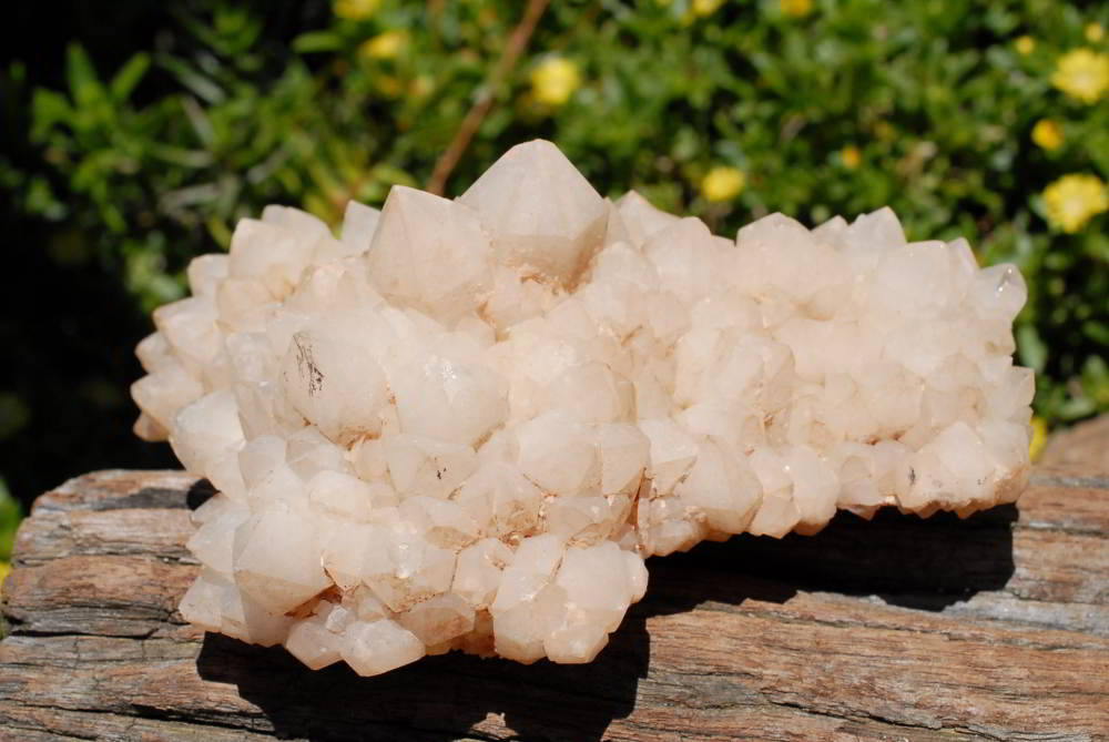 Natural Mixed Quartz Clusters x 4 From Madagascar - TopRock