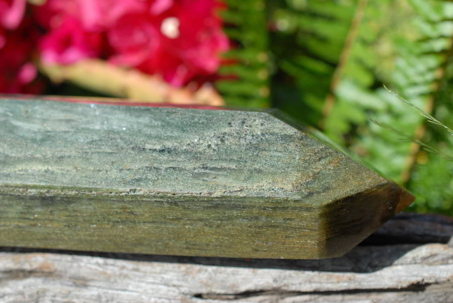 Polished Banded Green Fuchsite Crystal Points x 2 From Madagascar - TopRock