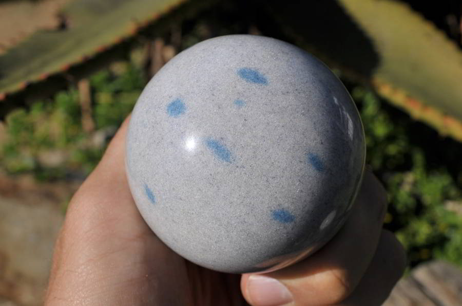 Polished Blue Spotted Spinel Spheres x 4 From Ambatofinadrahana, Madagascar - TopRock
