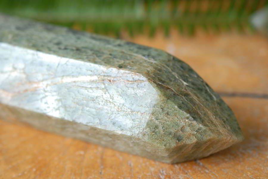Polished Banded Green Fuchsite Crystal Points x 3 From Madagascar - TopRock