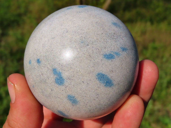 Polished Blue Spotted Spinel Spheres x 4 From Madagascar - TopRock
