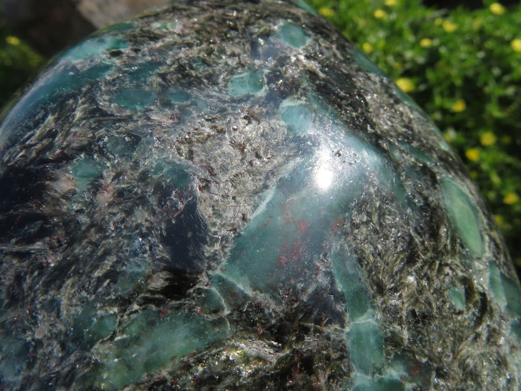 Polished Emeralds In Matrix Standing Free Form x 1 From Sandawana, Zimbabwe - TopRock