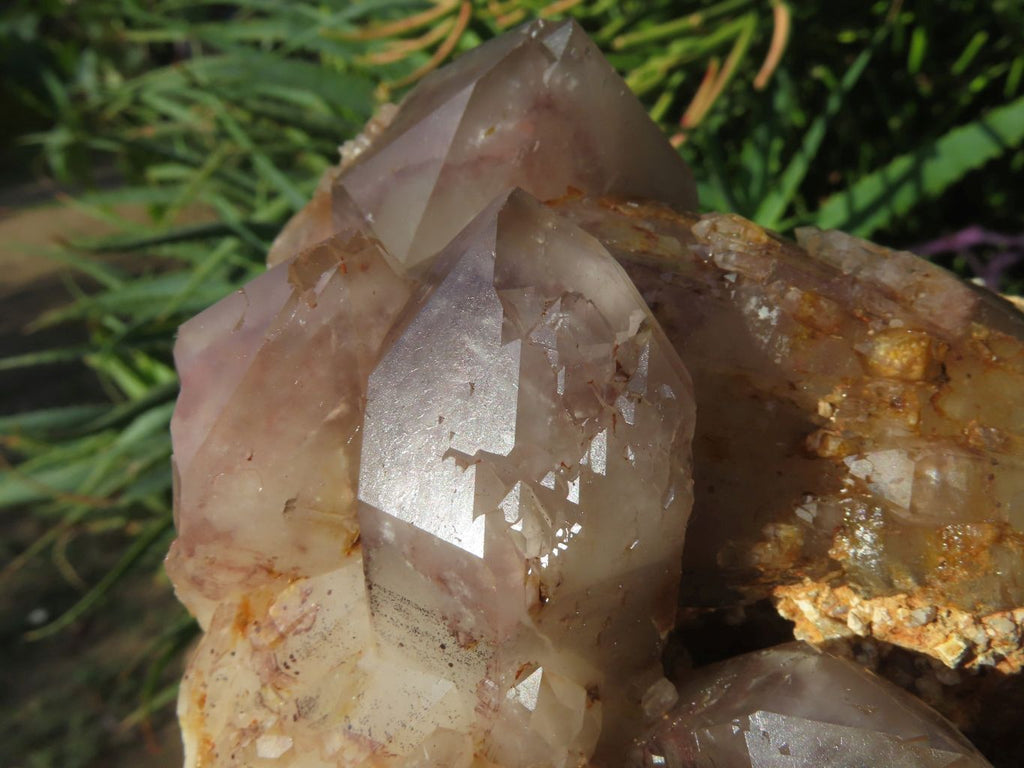 Natural Hematoid Quartz Crystal Cluster x 1 From Zimbabwe - TopRock