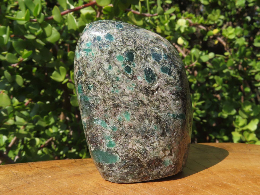Polished Emeralds In Matrix Free Forms x 2 From Zimbabwe - TopRock