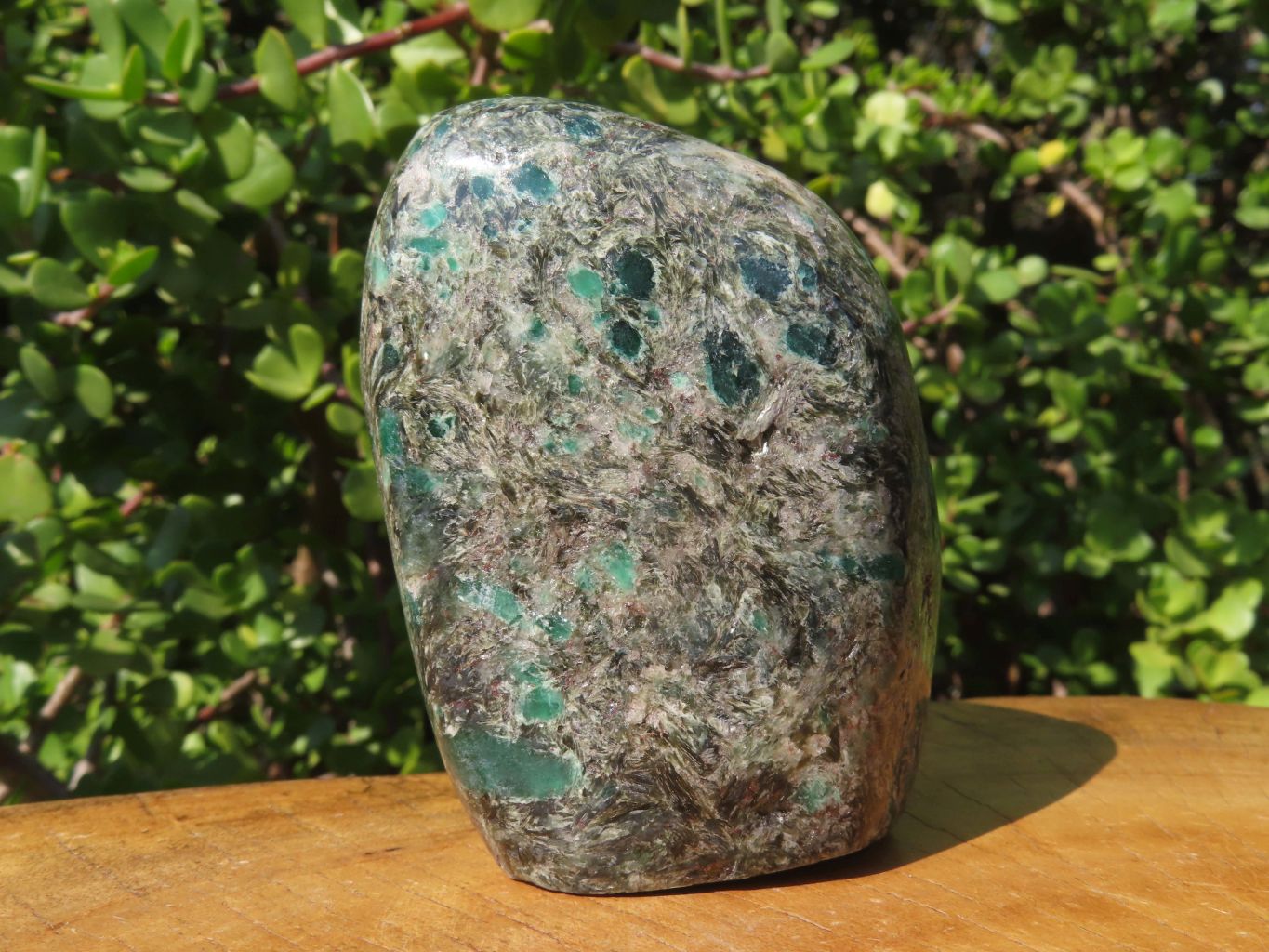 Polished Emeralds In Matrix Free Forms x 2 From Zimbabwe - TopRock