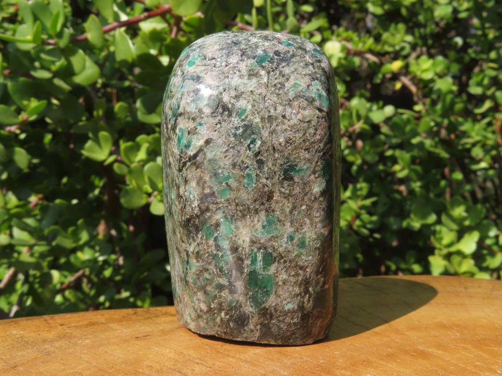 Polished Emeralds In Matrix Free Forms x 2 From Zimbabwe - TopRock