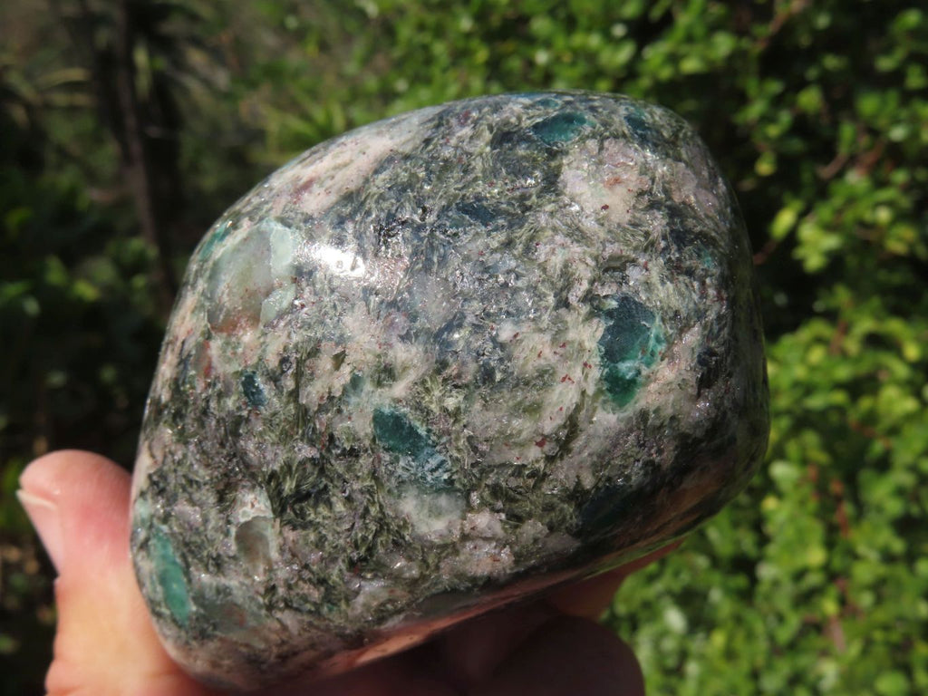 Polished Emeralds In Matrix Free Forms x 2 From Zimbabwe - TopRock