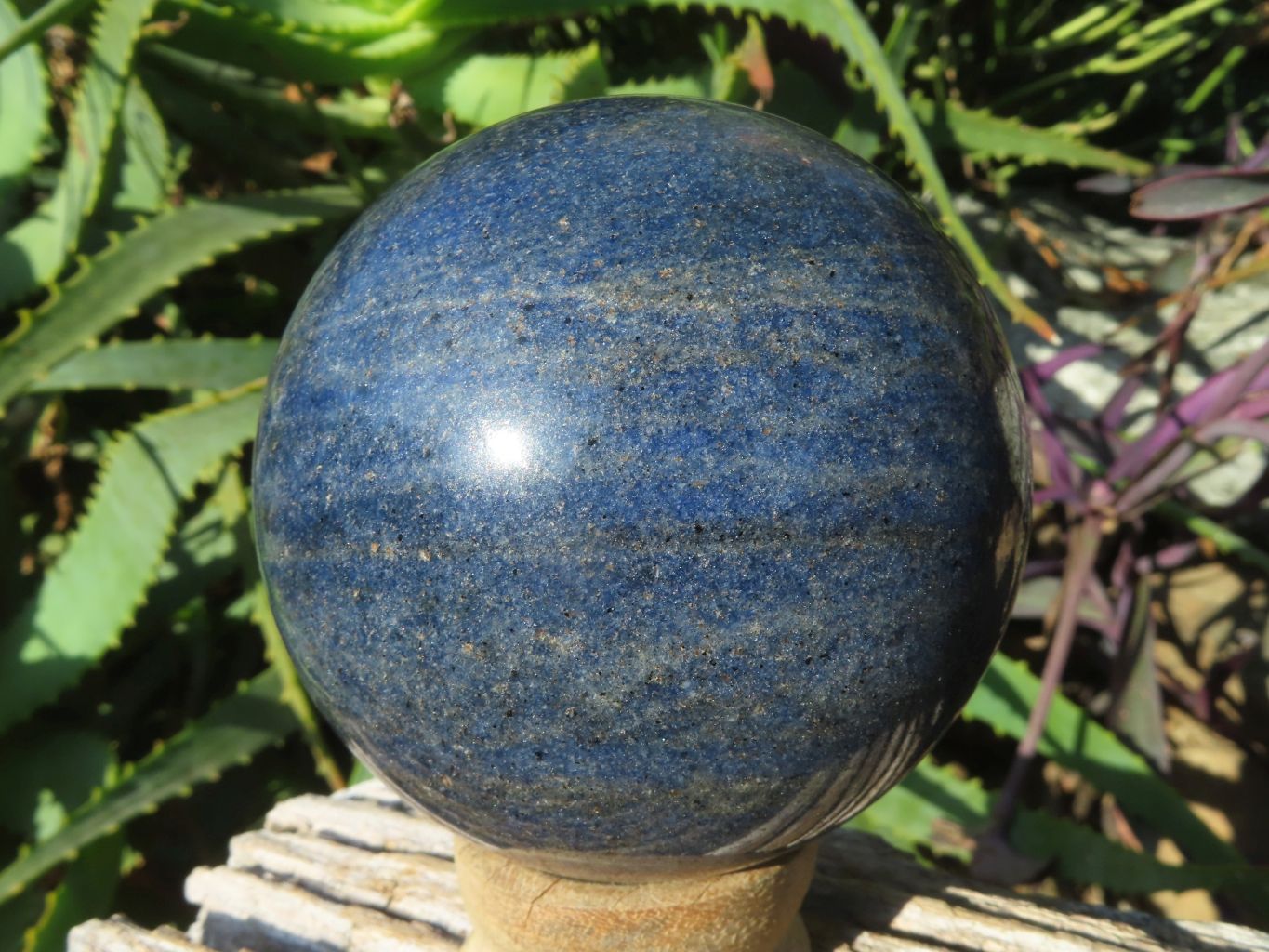 Polished Lazulite Spheres x 2 From Madagascar - TopRock
