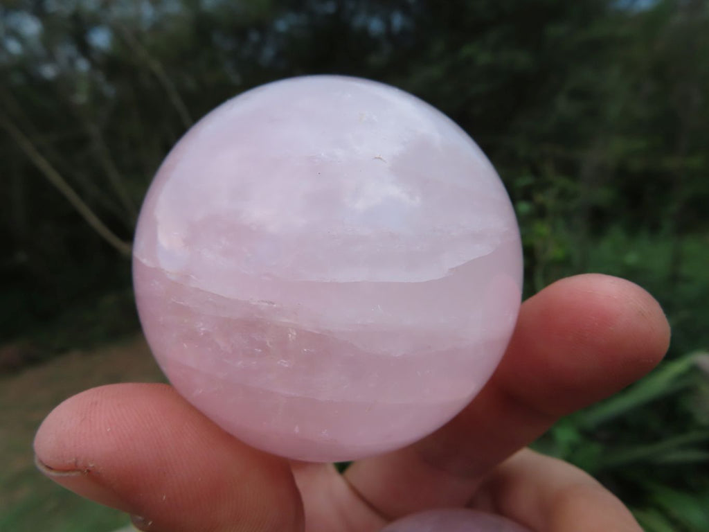 Polished Rose Quartz Spheres x 6 From Ambatondrazaka, Madagascar - TopRock