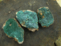 Natural Crystalline Malachite Specimens x 3 From Tenke Fungurume, Congo - TopRock