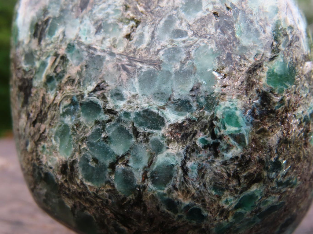 Polished Emeralds In Quartz & Mica Standing Free Form x 1 From Sandawana, Zimbabwe - TopRock