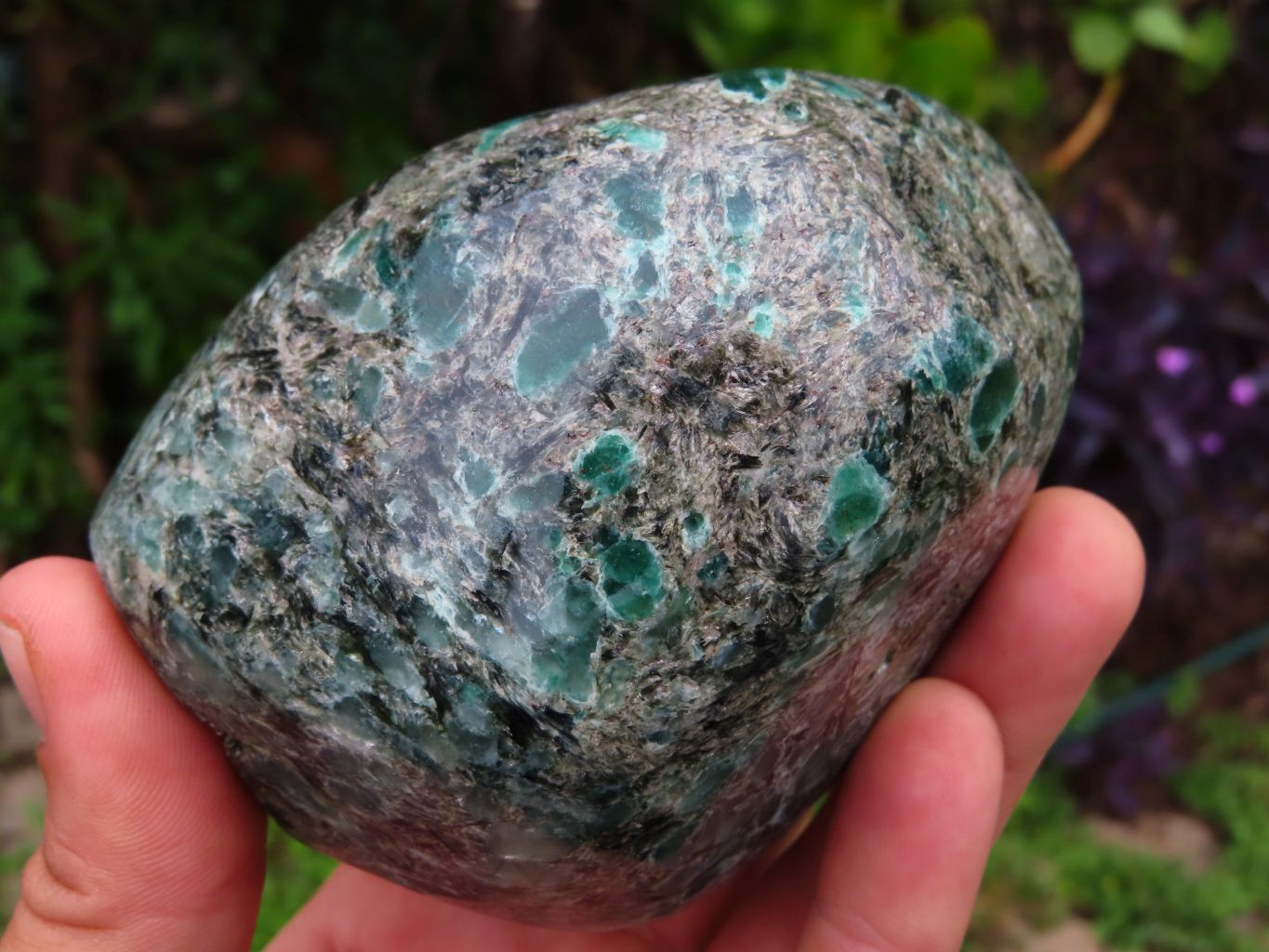 Polished Emeralds In Quartz & Mica Standing Free Form x 1 From Sandawana, Zimbabwe - TopRock