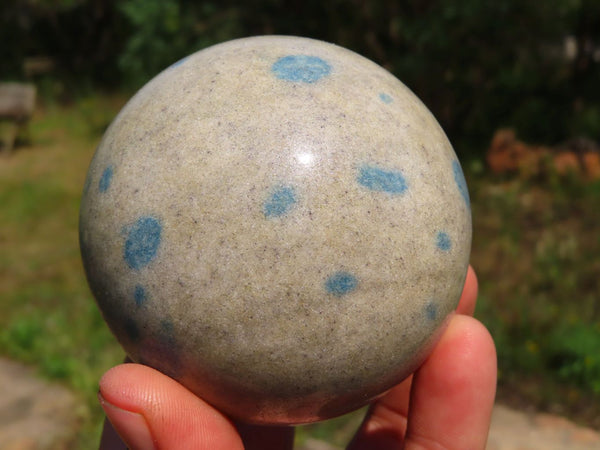 Polished Blue Spotted Spinel Spheres x 3 From Ambatofinadrahana, Madagascar - TopRock