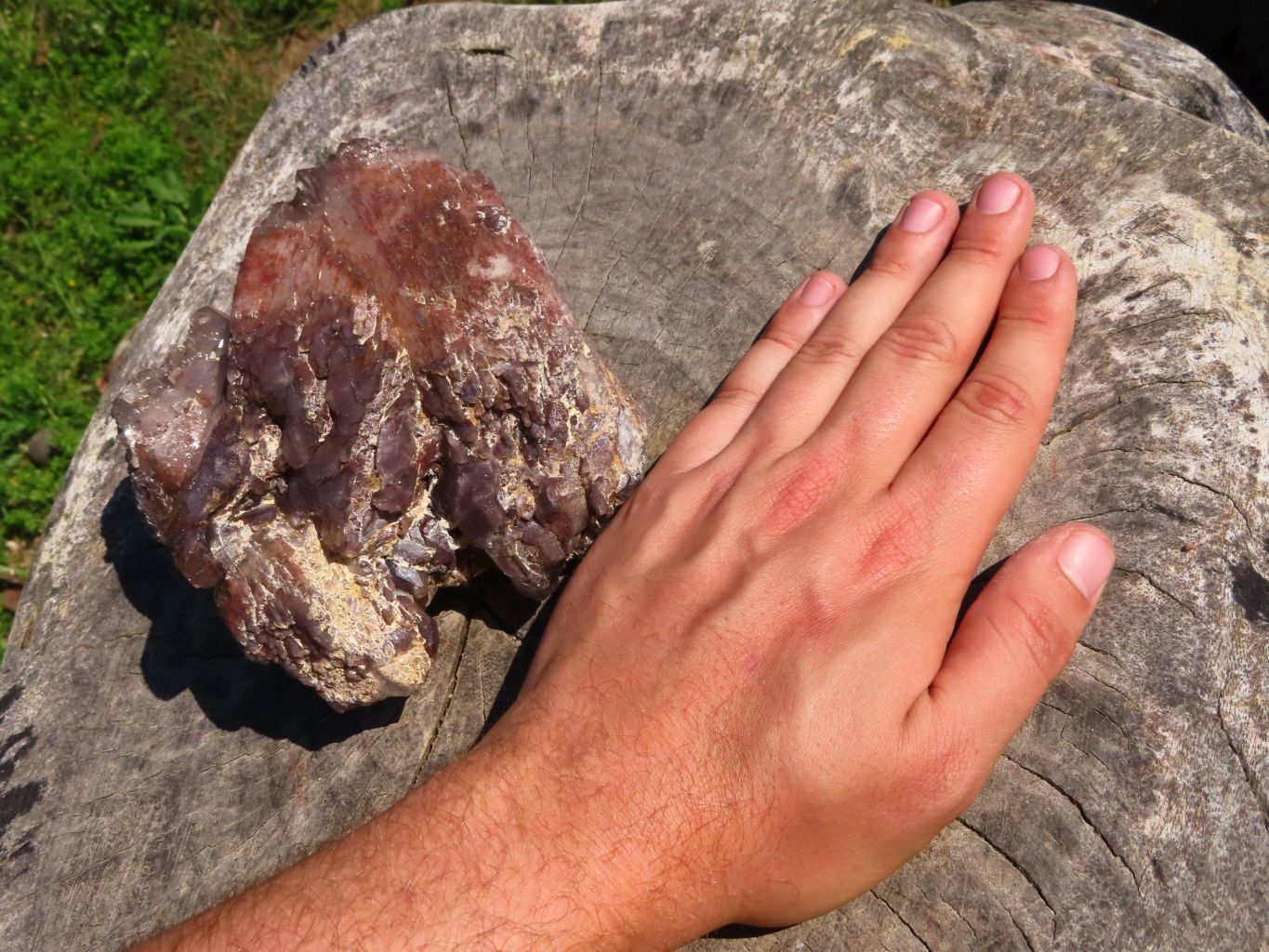 Natural Red Hematoid Quartz Crystal Clusters x 2 From Zimbabwe - TopRock