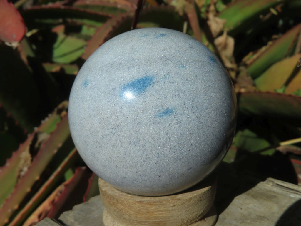 Polished Blue Spotted Spinel Spheres x 6 From Madagascar - TopRock