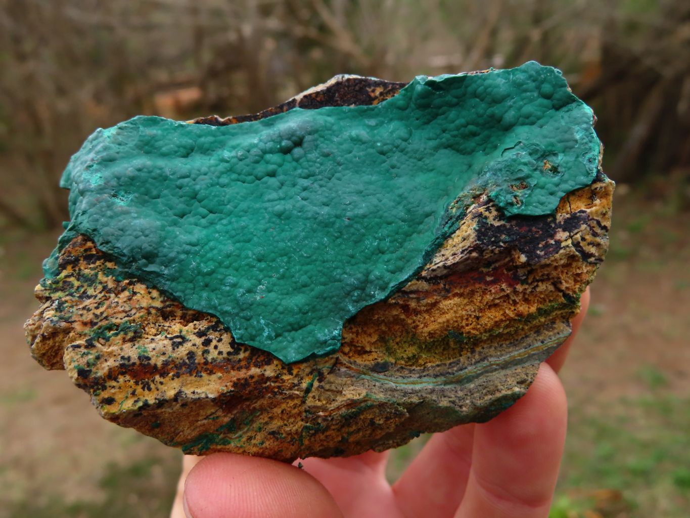 Natural Malachite Crystalline Specimens x 6 From Tenke Fungurume, Congo - TopRock