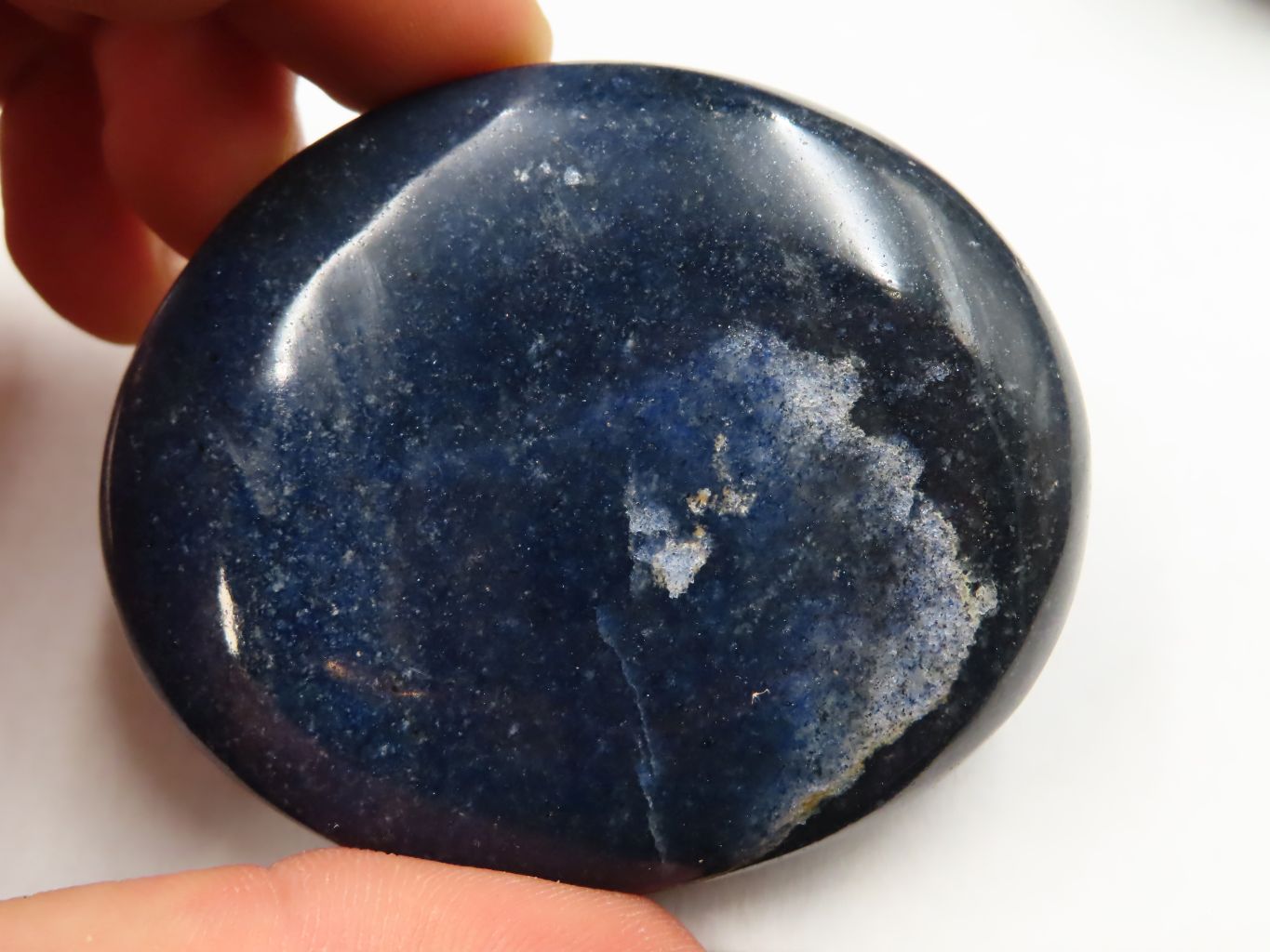 Polished Lazulite (Magnesium, Iron, and Aluminium Phosphate) Gallets x 12 From Madagascar - TopRock