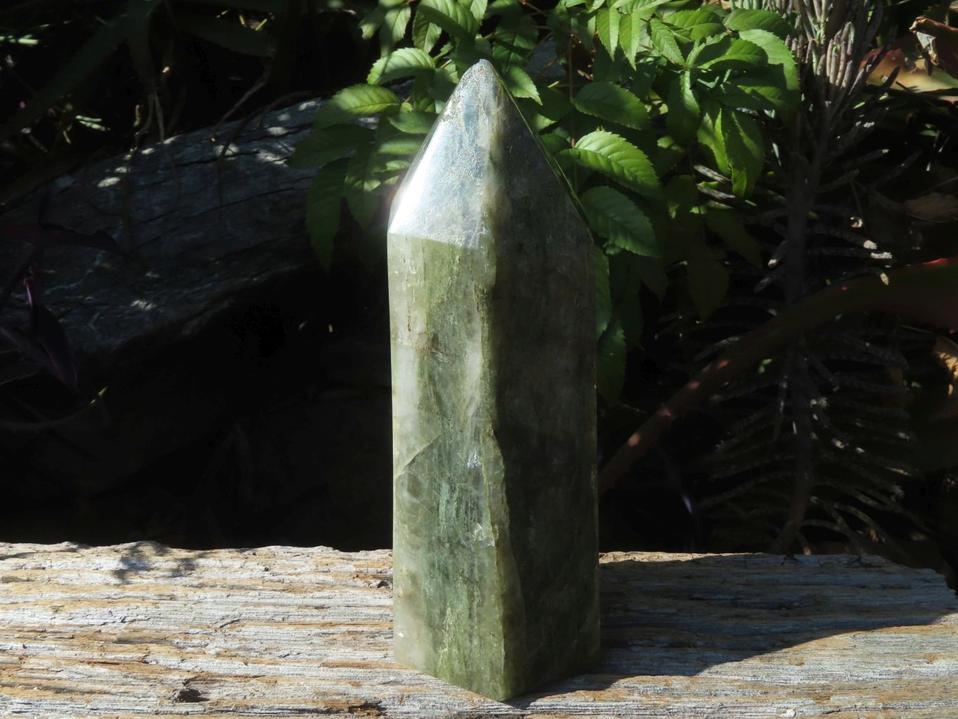 Polished Banded Green Fuchsite Crystal Points x 2 From Madagascar - TopRock