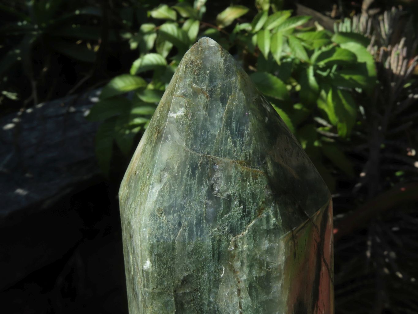 Polished Banded Green Fuchsite Crystal Points x 2 From Madagascar - TopRock