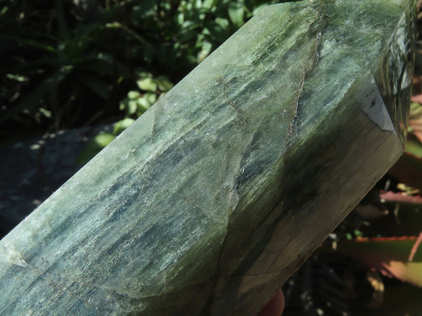 Polished Banded Green Fuchsite Crystal Points x 2 From Madagascar - TopRock