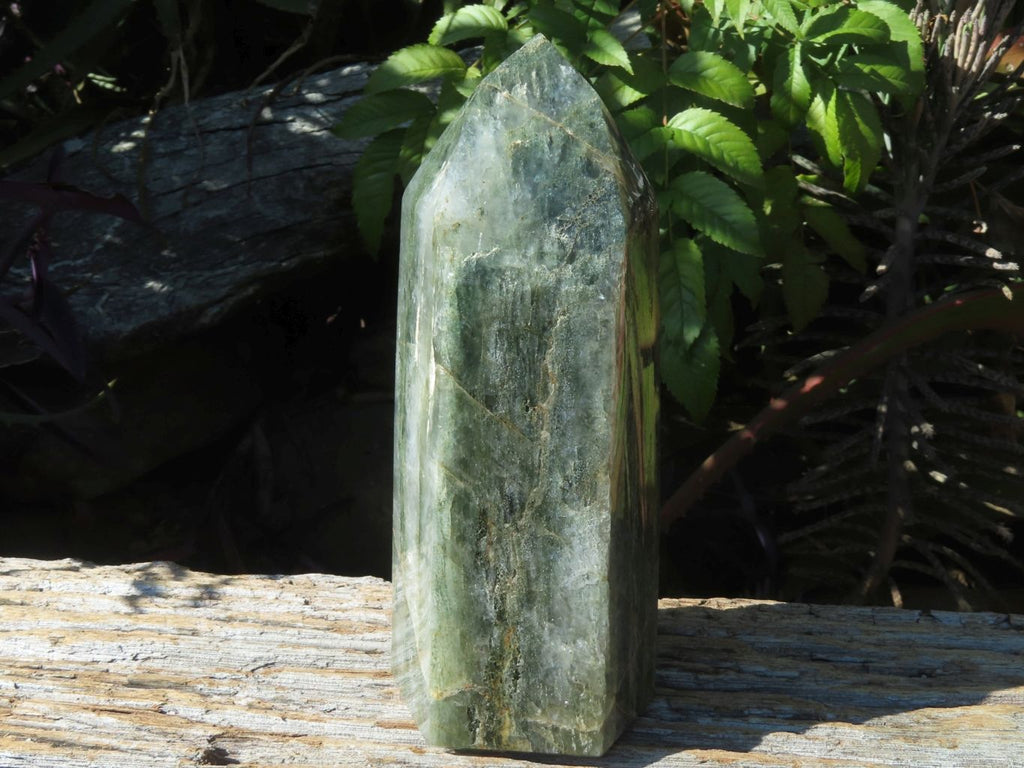 Polished Banded Green Fuchsite Crystal Points x 2 From Madagascar - TopRock