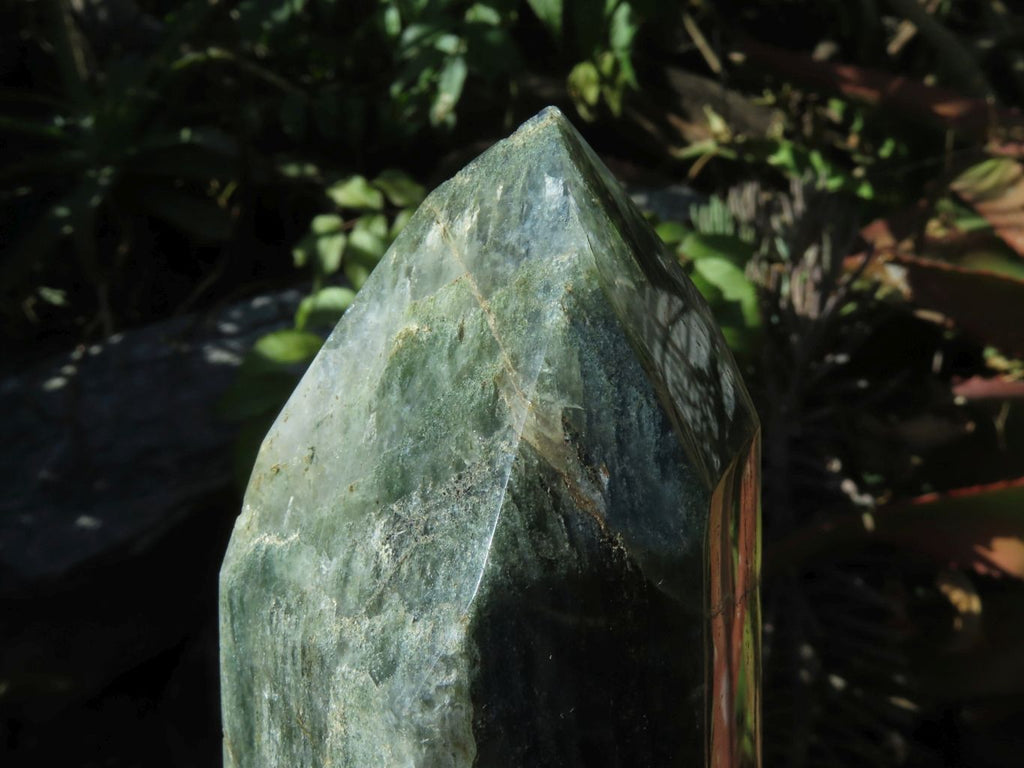 Polished Banded Green Fuchsite Crystal Points x 2 From Madagascar - TopRock