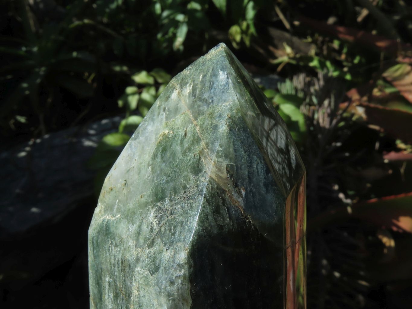 Polished Banded Green Fuchsite Crystal Points x 2 From Madagascar - TopRock