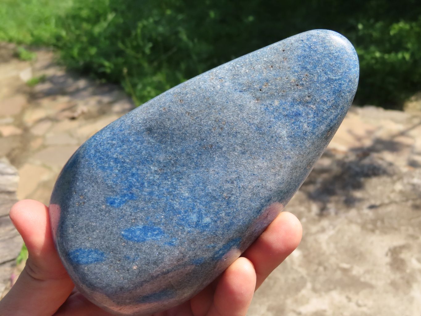 Polished Blue Spotted Spinel Standing Free Forms x 2 From Madagascar - TopRock