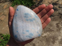 Polished Blue Spotted Spinel Standing Free Forms x 2 From Madagascar - TopRock