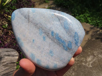 Polished Blue Spotted Spinel Standing Free Forms x 2 From Madagascar - TopRock