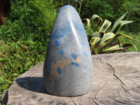 Polished Blue Spotted Spinel Standing Free Forms x 2 From Madagascar - TopRock