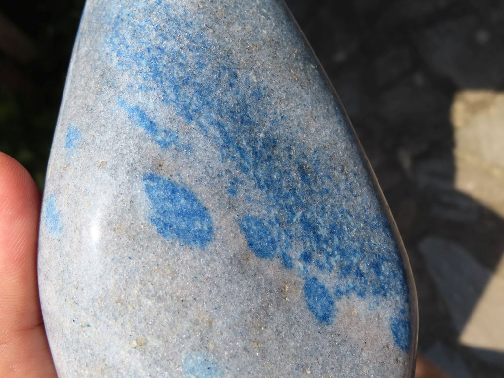 Polished Blue Spotted Spinel Standing Free Forms x 2 From Madagascar - TopRock