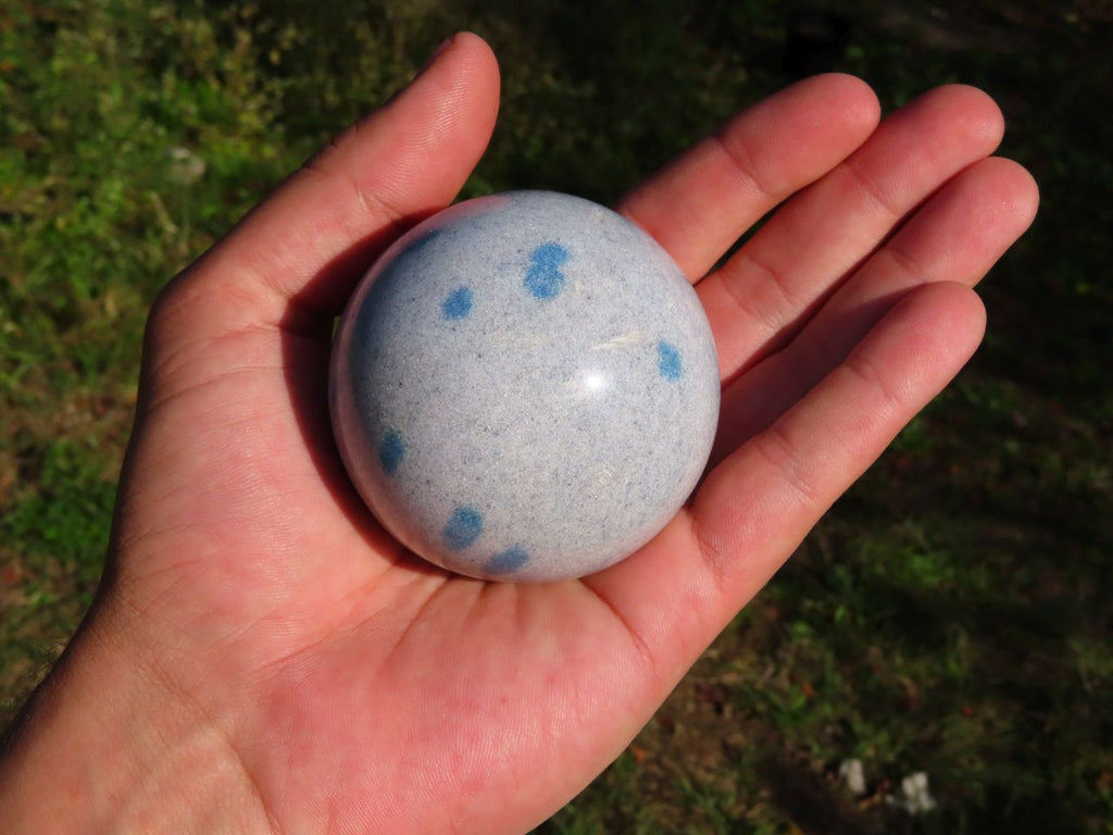 Polished Blue Spotted Spinel Spheres x 6 From Madagascar - TopRock
