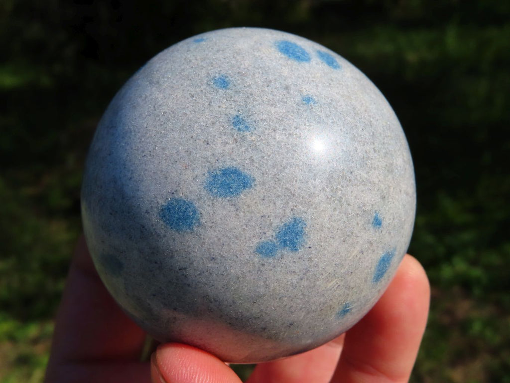 Polished Blue Spotted Spinel Spheres x 6 From Madagascar - TopRock