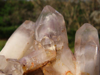 Natural Red Hematoid Quartz Clusters x 3 From Zimbabwe - TopRock