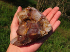 Natural Red Hematoid Quartz Clusters x 3 From Zimbabwe - TopRock
