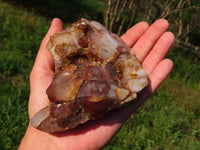 Natural Red Hematoid Quartz Clusters x 3 From Zimbabwe - TopRock