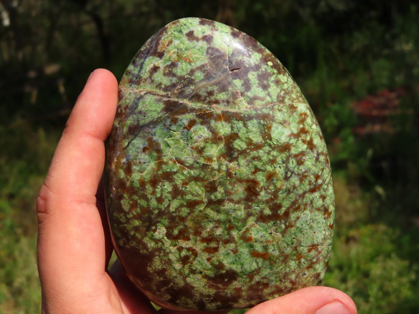 Polished Chrysoprase Standing Free Forms x 3 From Madagascar - TopRock