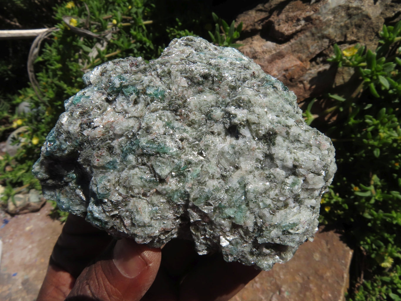 Natural Emeralds In Matrix x 6 From Sandawana, Zimbabwe - TopRock