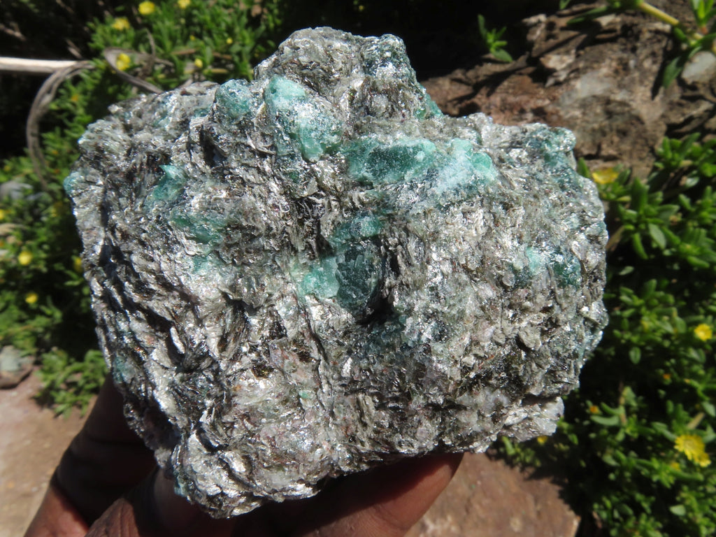 Natural Emeralds In Matrix x 6 From Sandawana, Zimbabwe - TopRock