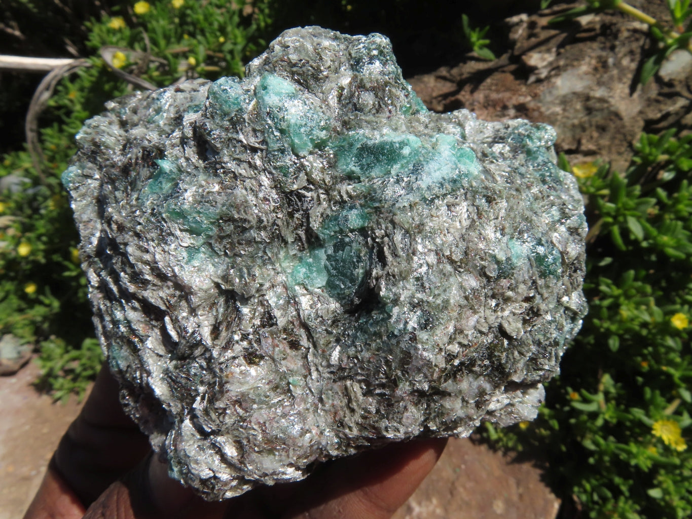Natural Emeralds In Matrix x 6 From Sandawana, Zimbabwe - TopRock